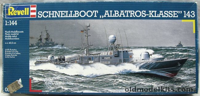 Revell 1/144 Schnellboot Fast Attack Boat Albatros Class 143, 05041 plastic model kit